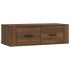 Mueble TV colgante madera contrachapada roble marrón
