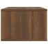 Mueble TV colgante madera contrachapada roble marrón