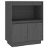 Aparador de madera maciza de pino gris 60x34x75