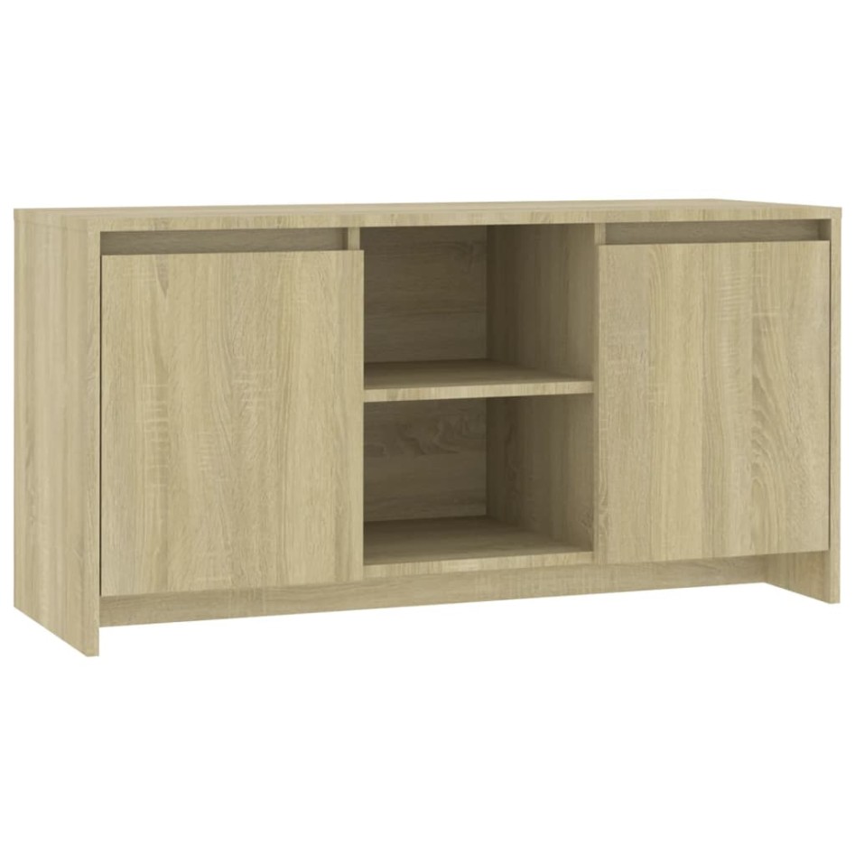 Mueble de TV madera contrachapada roble Sonoma 102x37,5x52,5
