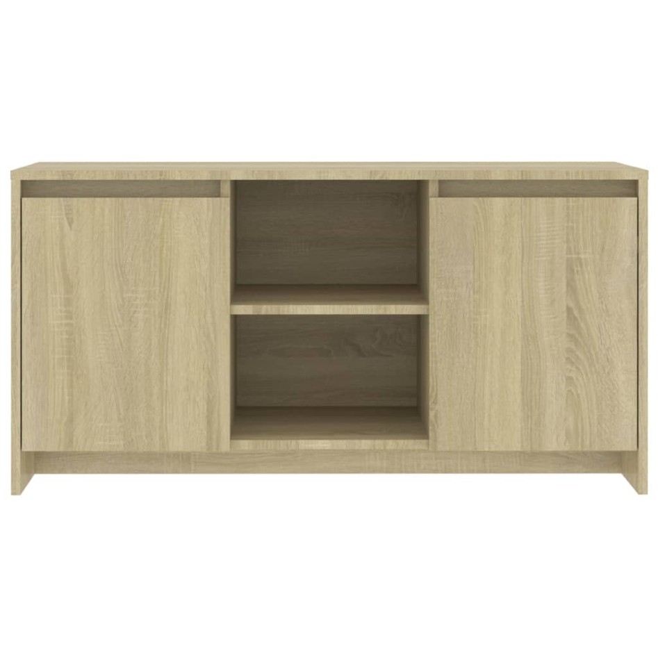 Mueble de TV madera contrachapada roble Sonoma 102x37,5x52,5