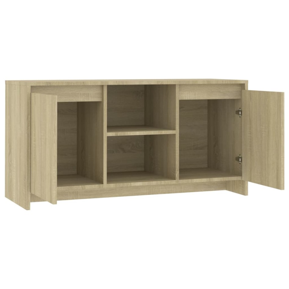 Mueble de TV madera contrachapada roble Sonoma 102x37,5x52,5