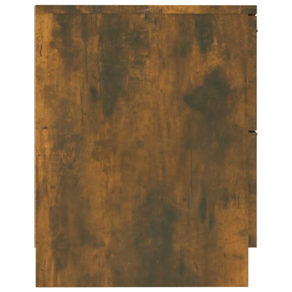 Mesitas de noche 2 uds madera contrachapada color roble