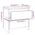 Mesitas de noche 2 uds madera contrachapada 45x34,5x44,5