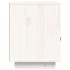 Mesita de noche madera maciza de pino blanca 40x34x45