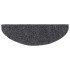 Alfombrilla escaleras 15ud tela punzonada 65x21x4cm gris