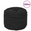 Cuerda de barco polipropileno negro intenso 12 mm 100 m
