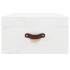 Mesitas de noche de pared 2 uds blanco 40x29,5x22