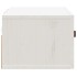 Mesitas de noche de pared 2 uds blanco 40x29,5x22