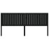 Cabecero de cama madera maciza de pino negro 205,5x4x100