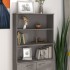 Aparador superior HAMAR pino macizo gris claro 85x35x100