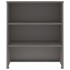 Aparador superior HAMAR pino macizo gris claro 85x35x100