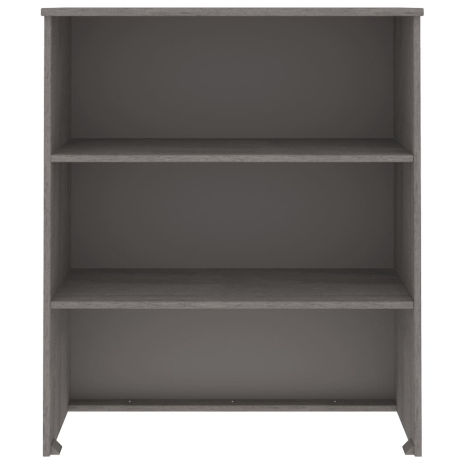 Aparador superior HAMAR pino macizo gris claro 85x35x100