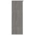 Aparador superior HAMAR pino macizo gris claro 85x35x100