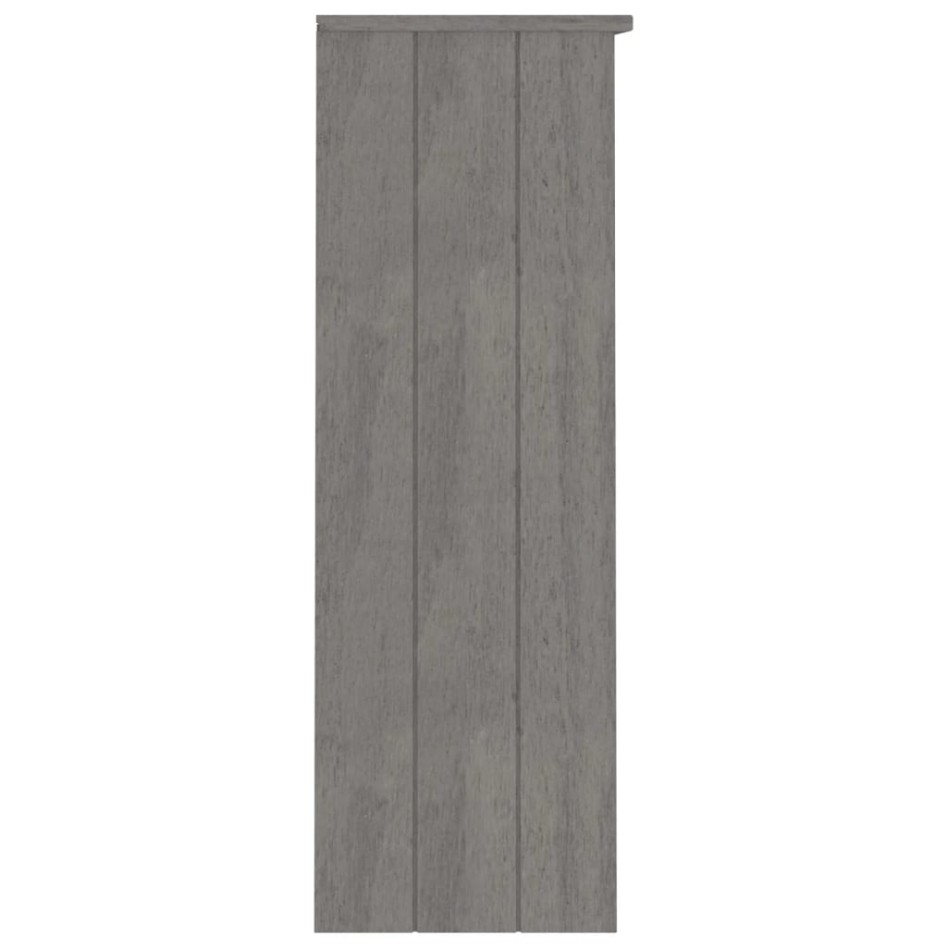 Aparador superior HAMAR pino macizo gris claro 85x35x100