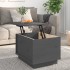 Mesa de centro de madera maciza de pino gris 40x50x35