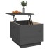 Mesa de centro de madera maciza de pino gris 40x50x35