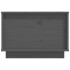 Mesa de centro de madera maciza de pino gris 40x50x35