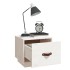 Mesitas de noche 2 uds madera maciza pino blanco 40x34x35