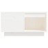 Mesa de centro de madera maciza de pino blanco 60x61x32,5