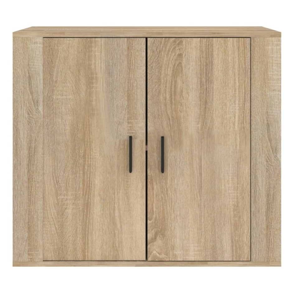 Aparador madera contrachapada color roble Sonoma 80x33x70