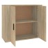 Aparador madera contrachapada color roble Sonoma 80x33x70