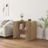 Aparador madera contrachapada color roble Sonoma 80x33x70