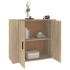 Aparador madera contrachapada color roble Sonoma 80x33x70