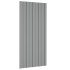 Panel para tejado acero galvanizado gris 12 unidades 100x45