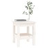 Mesa de centro de madera maciza de pino blanco 35x35x40
