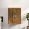 Armario pared madera ingeniería roble ahumado 69,5x32,5x90 cm