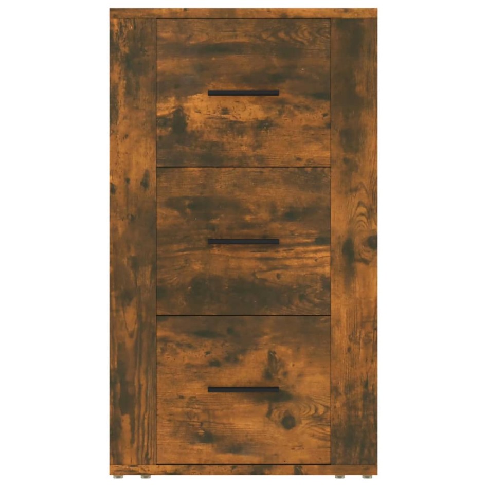 Aparador madera contrachapada color roble ahumado 40x33x70