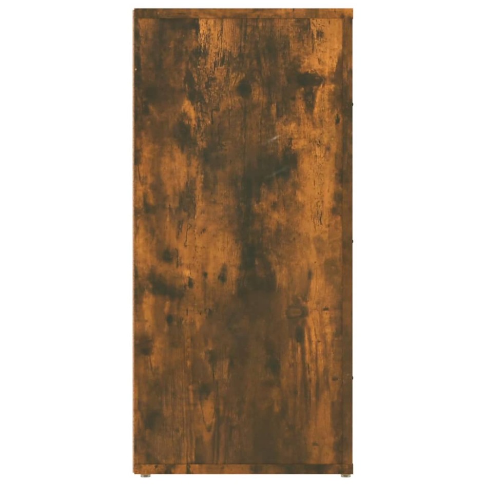 Aparador madera contrachapada color roble ahumado 40x33x70
