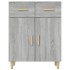 Aparador de madera contrachapada gris Sonoma 69,5x34x89