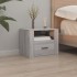 Mesitas de noche de pared 2 uds gris Sonoma 50x36x40