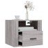 Mesitas de noche de pared 2 uds gris Sonoma 50x36x40