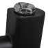 Radiador toallero de baño recto negro 600 x 764