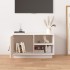 Mueble de TV de madera maciza de pino blanco 70x34x40