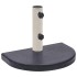 Base de sombrilla granito negra 40x28x4