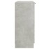 Aparador de madera contrachapada gris hormigón 60x30x70
