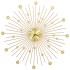 Reloj de pared de metal dorado 70