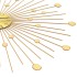 Reloj de pared de metal dorado 70