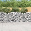 Cesta gaviones forma arco hierro galvanizado 200x30x100/120 cm