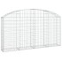 Cesta gaviones forma arco hierro galvanizado 200x30x100/120