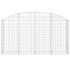 Cesta gaviones forma arco hierro galvanizado 200x30x100/120