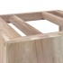 Armario de baño de pared madera maciza de teca 41x38x40