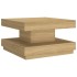 Mesa de centro de MDF marrón claro 60x60x35