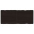 Tablero mesa madera tratada borde vivo marrón 140x60x(2-4)