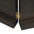 Tablero mesa madera tratada borde vivo marrón 140x60x(2-4)
