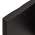 Tablero mesa madera tratada borde vivo marrón 140x60x(2-4)